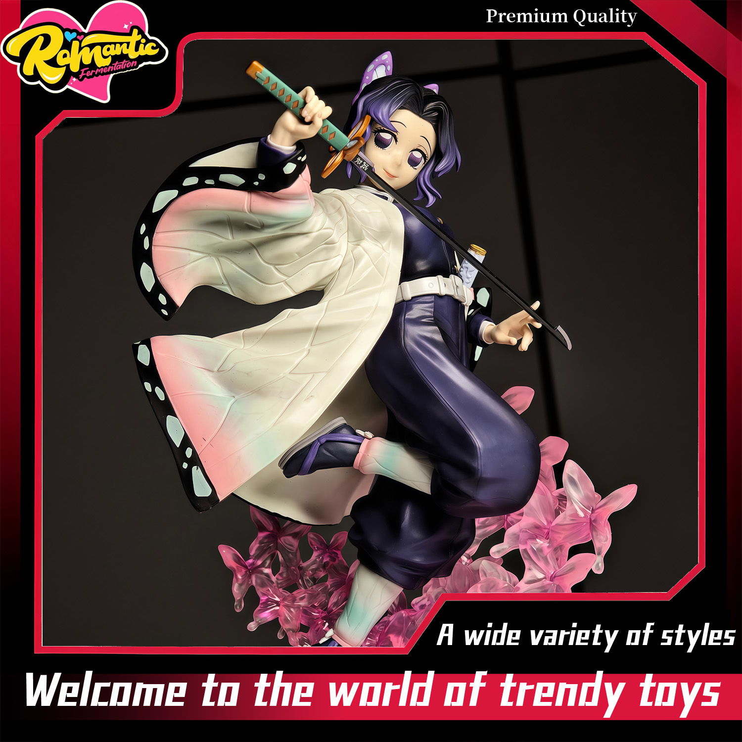 Popular Anime Merchandise - Shinobu Kocho Anime GK modelfiguur, trendy